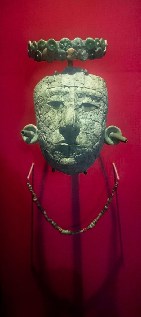 Death Mask of the Red Queen Palenque Mayan Ruins Mexic