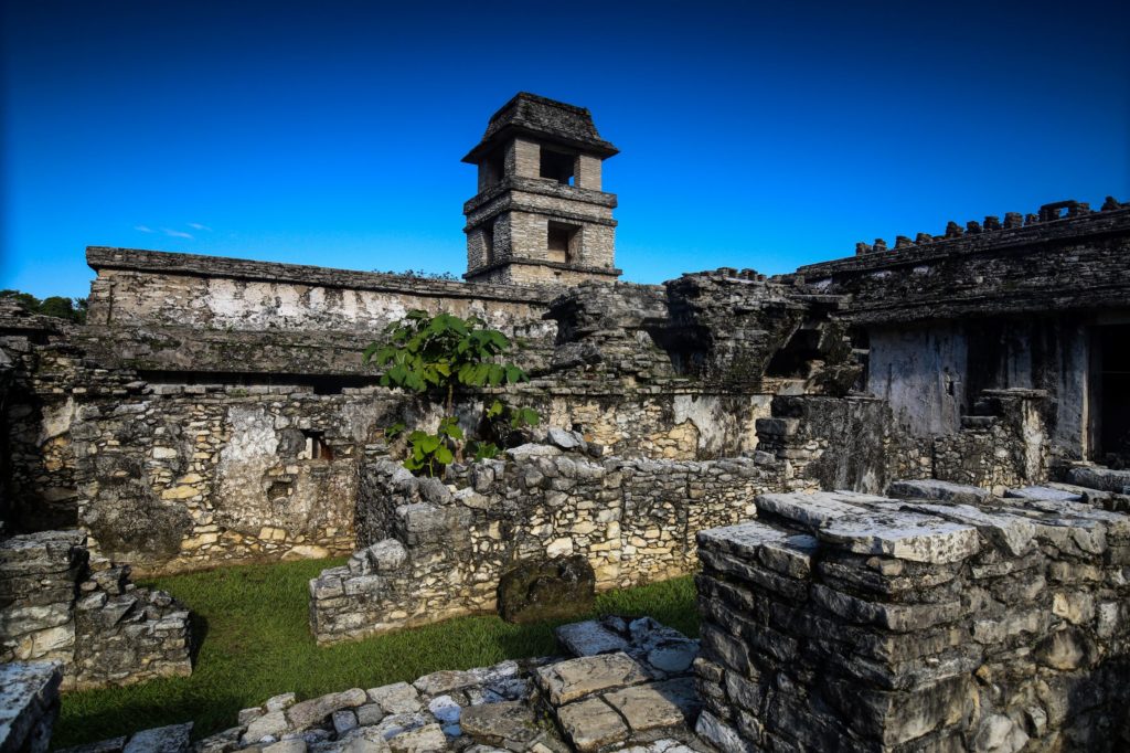 Palenque Mayan Ruins Mexico El Palacio