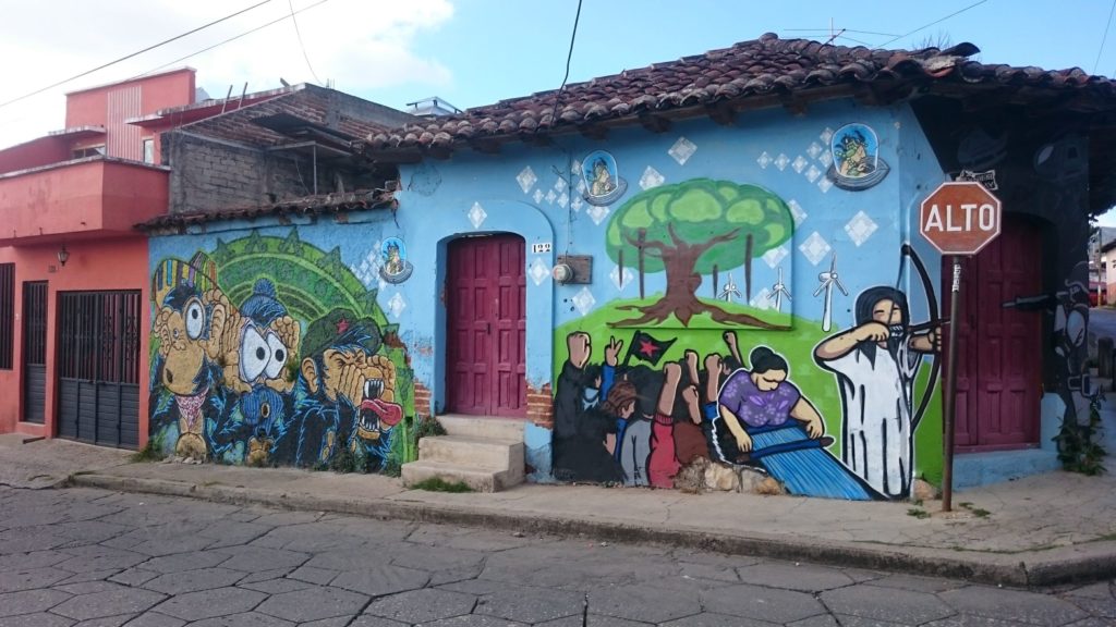 San Cristobal de las Casas Zapatista Revolution Graffiti
