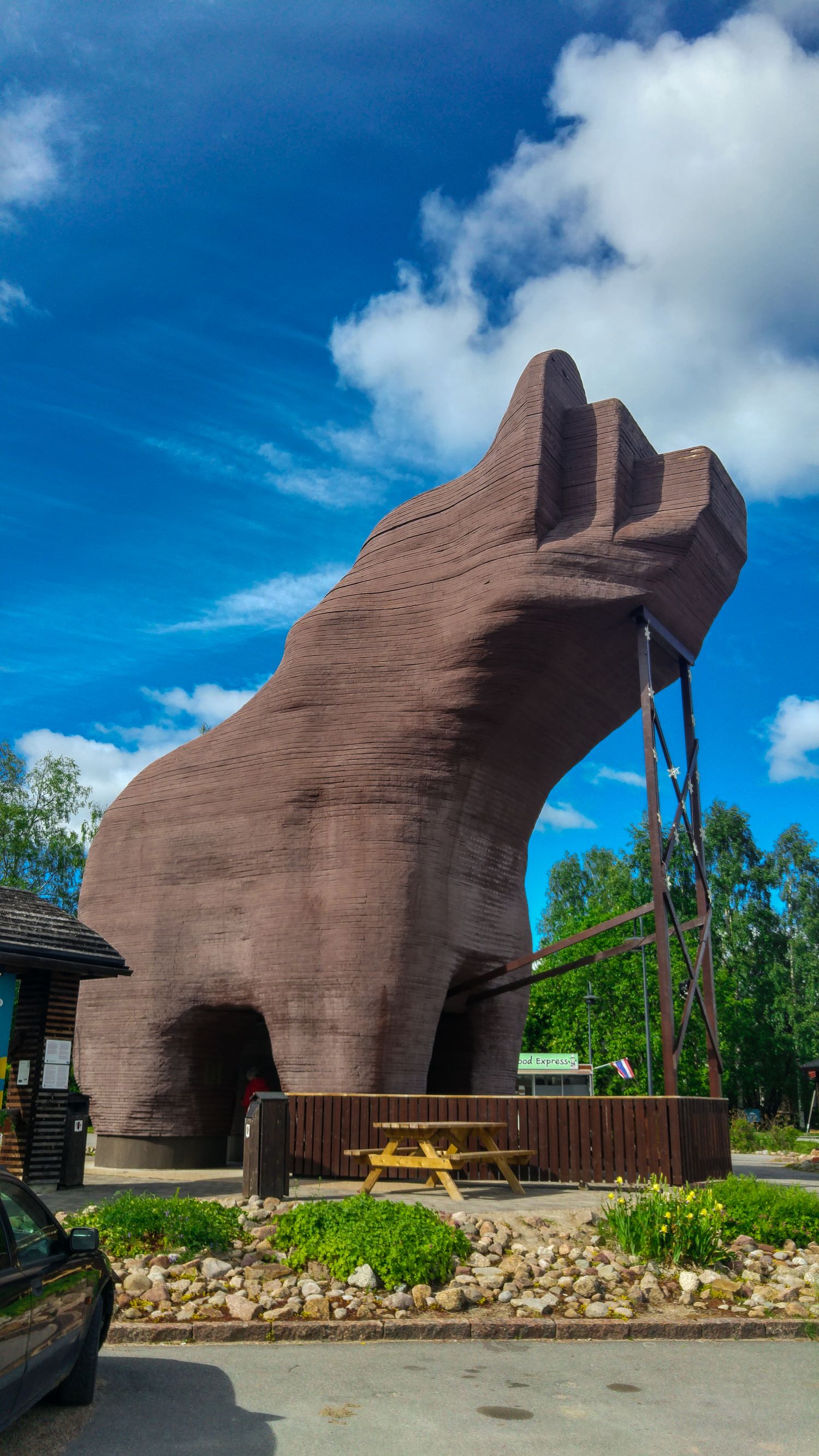 The World's Largest Wooden Bear Sveg Sweden