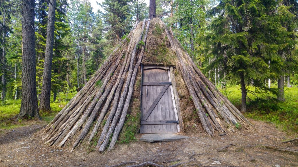 Vilhelmina Sami Goahti Hut Lapland Sweden