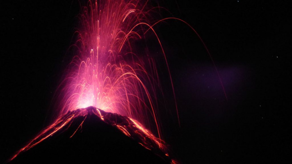 Fuego Volcano Eruption
