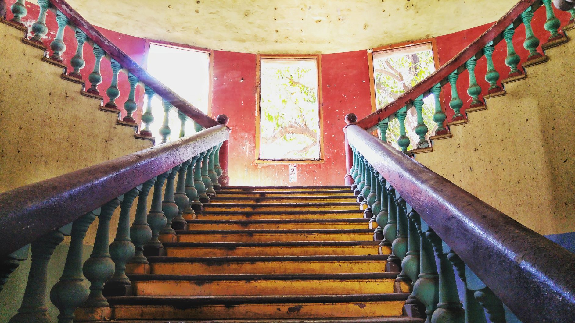Grand Staircase in The Revolution Museum Nicaragua