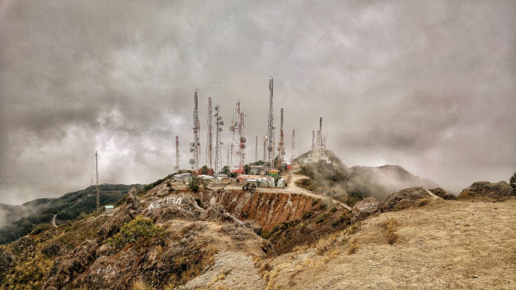 Broadcast Towers on a Volcano