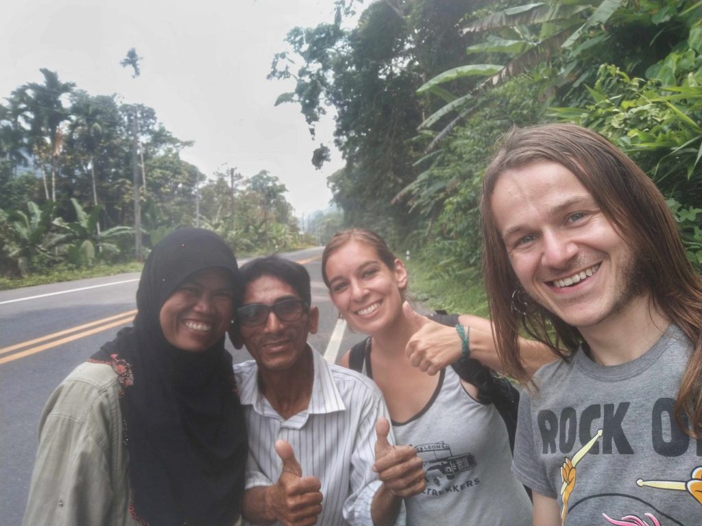 Thailand smiles and friends selfie