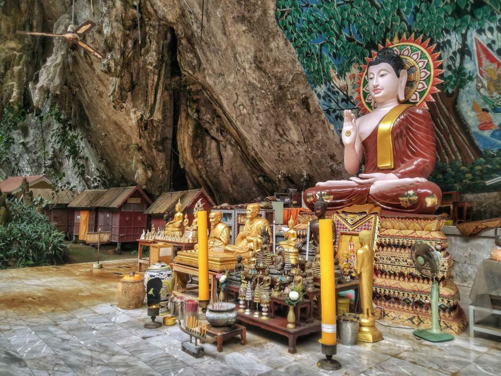 Buddhist Shrine at Tiger Temple Cave