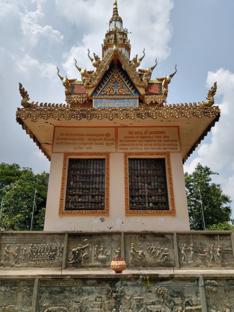 Killing Fields Skulls Inside Pagoda
