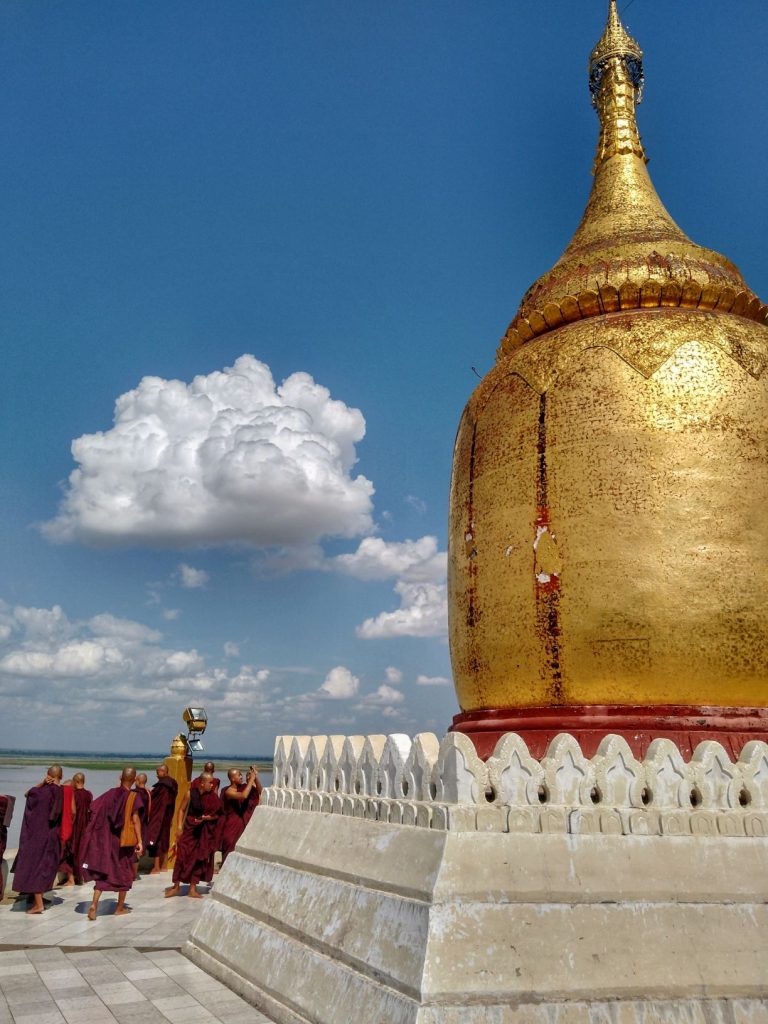 Bupaya Pagoda on the Irrawaddy River