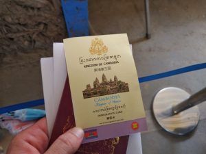 Cambodia Immigration Card