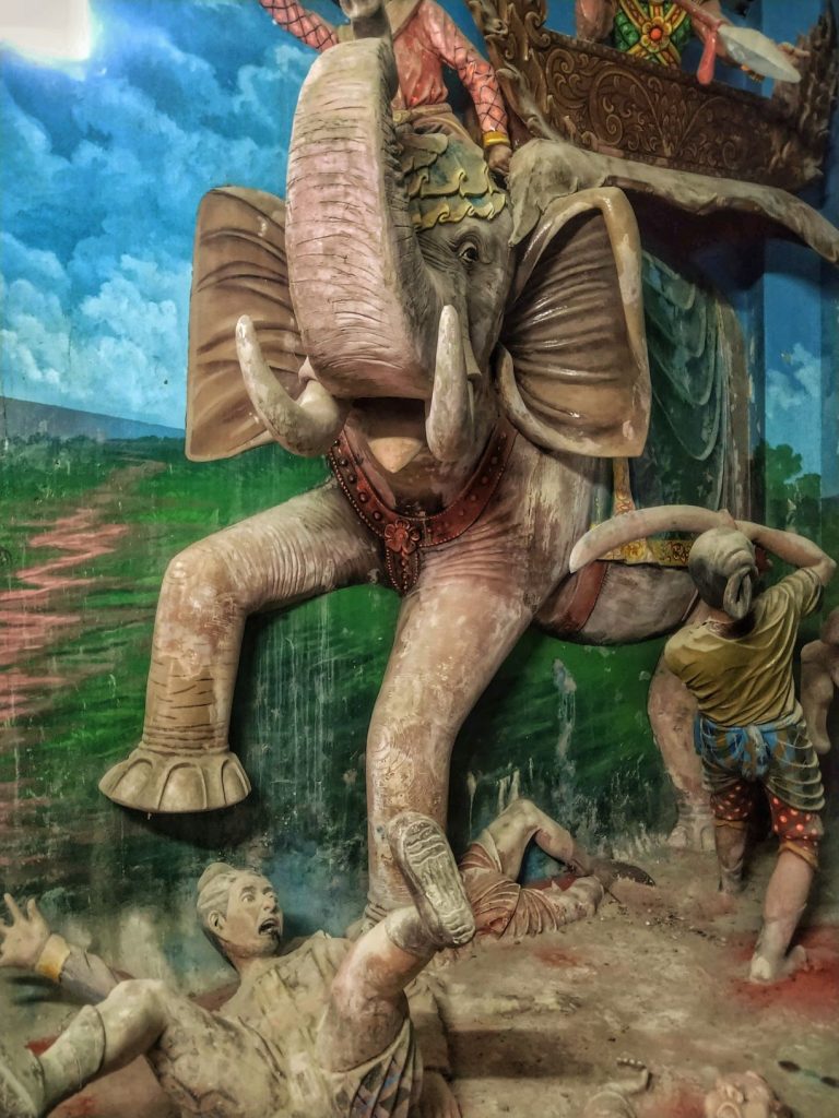 Elephant Trampling Man