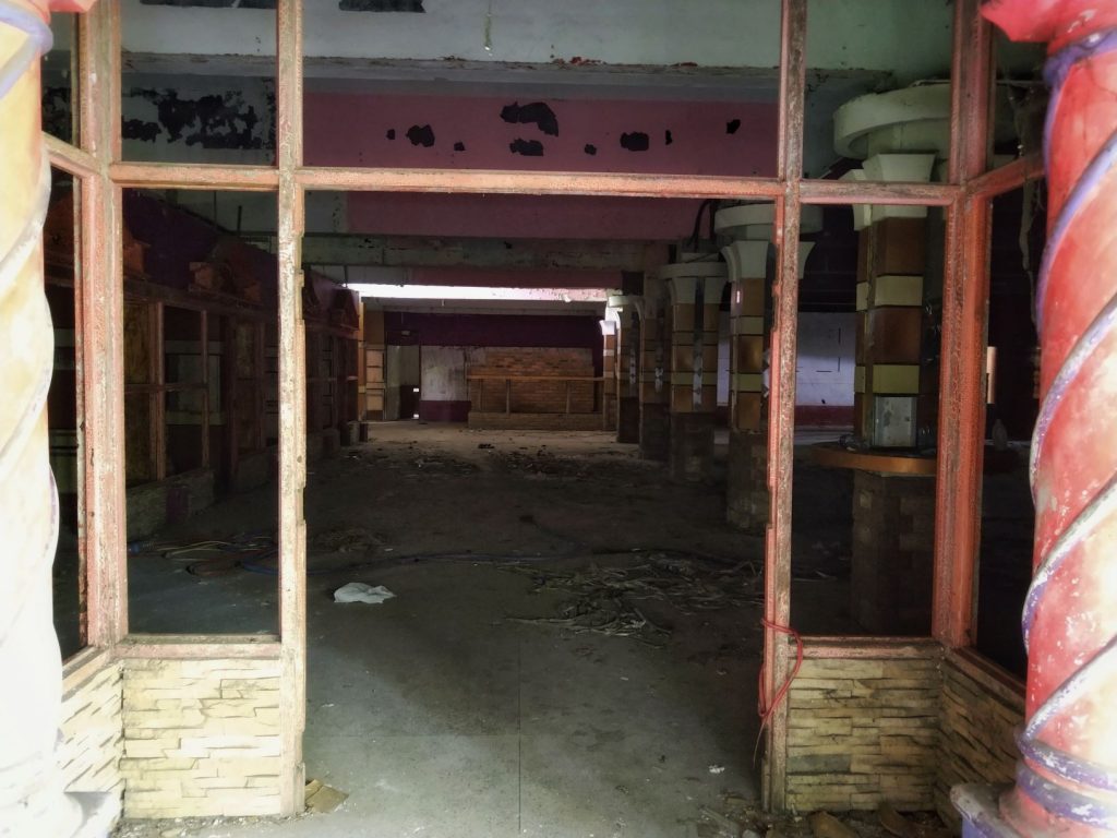 Empty abandoned room
