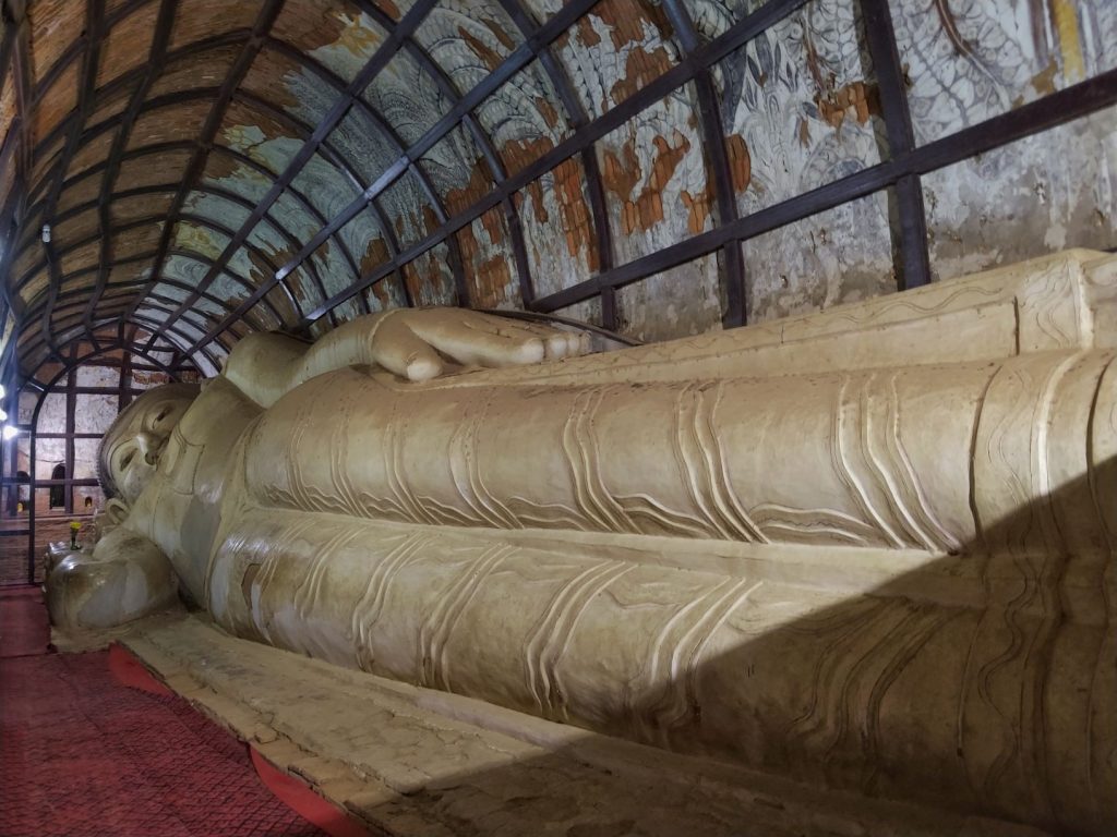 Stone reclining Buddha