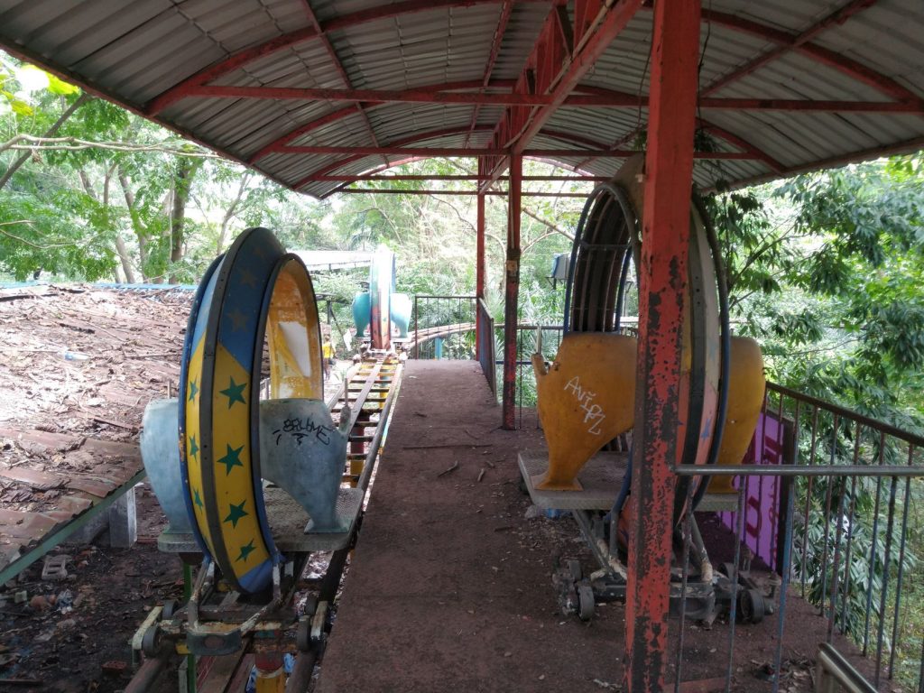 UFO Ride at Yangon Abandoned Amusement Park