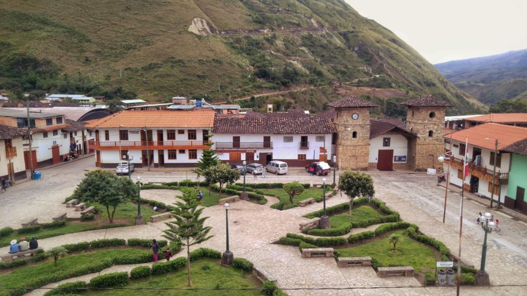 Leymebamba Town Square Peru